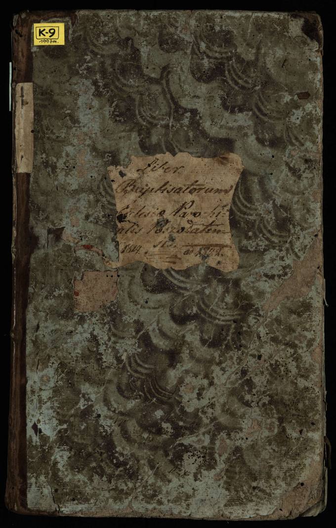 Pušaloto Romos katalikų parapijos bažnyčios 1814–1822 metų krikšto metrikų knyga